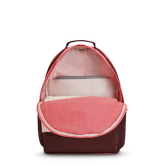 Sac Ordinateur Portable Kipling Damien Large Backpack Rose | FR 1583QM